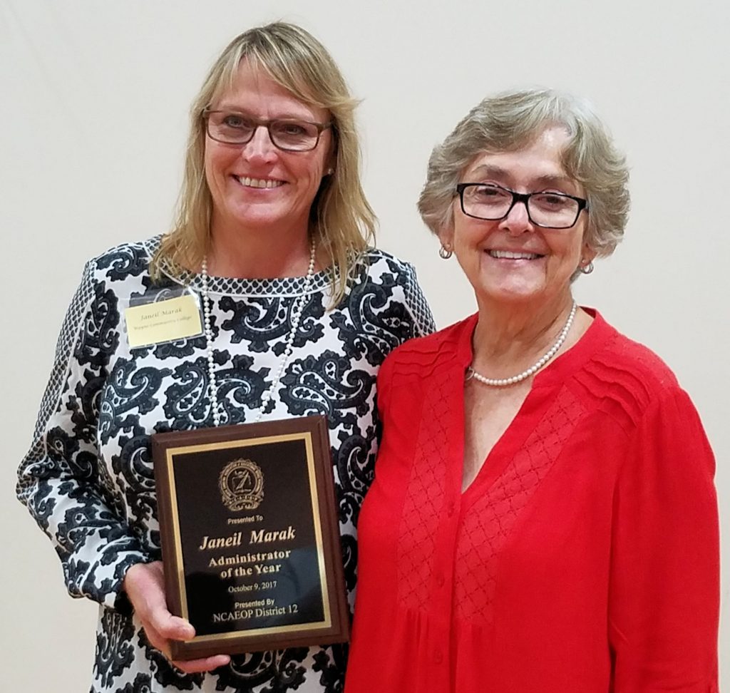 WCC Honored at Professional Conference Wayne Community