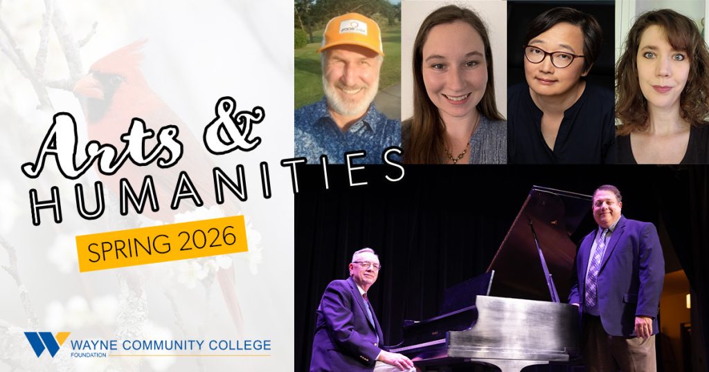 A graphic shows photos of individuals.