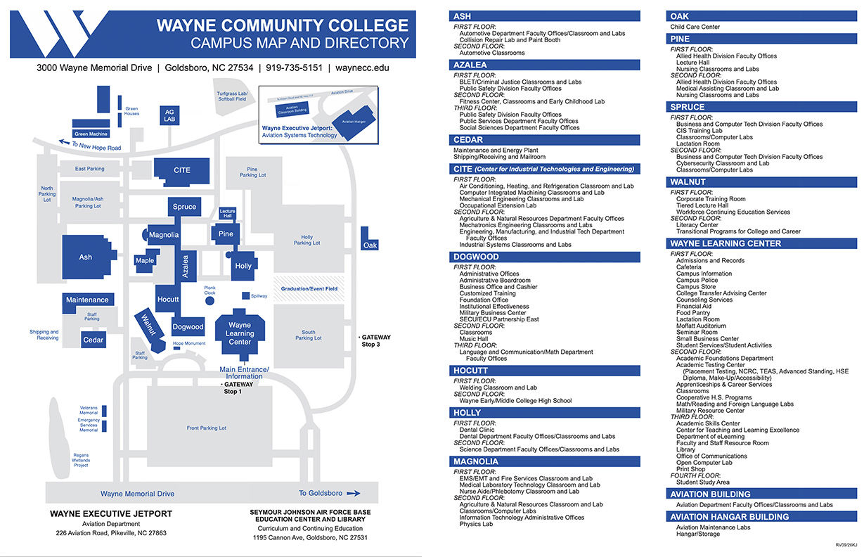 Thumbnail of the WCC campus map. Click to see a PDF version.